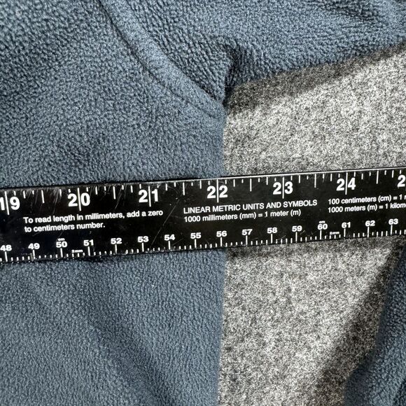 Drake Camp Fleece Pullover 2.0 Men's Medium Navy Red 1/2 Zip Outdoors - Picture 4 of 7